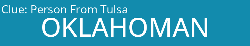 Person From Tulsa