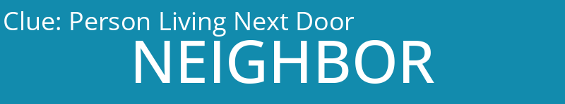 Person Living Next Door