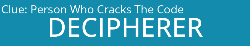 Person Who Cracks The Code