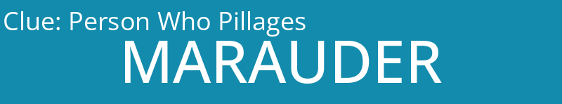 Person Who Pillages