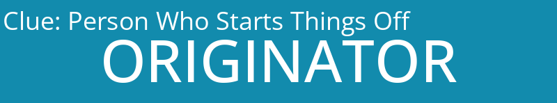 Person Who Starts Things Off