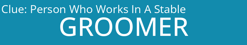 Person Who Works In A Stable