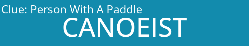 Person With A Paddle