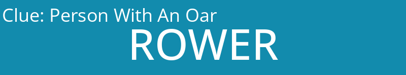Person With An Oar