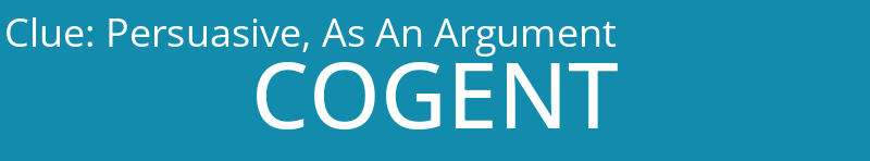 Persuasive, As An Argument