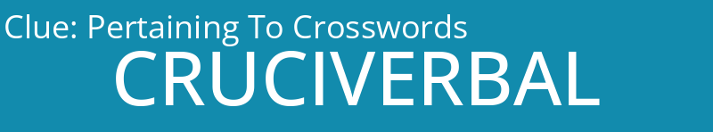Pertaining To Crosswords