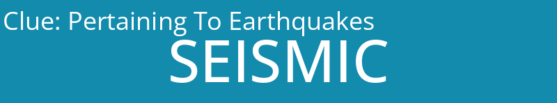 Pertaining To Earthquakes