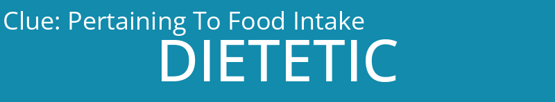 Pertaining To Food Intake