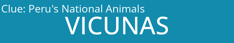 Peru's National Animals