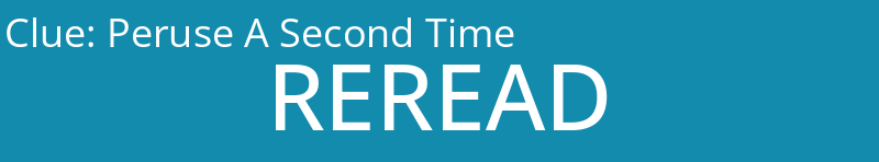 Peruse A Second Time