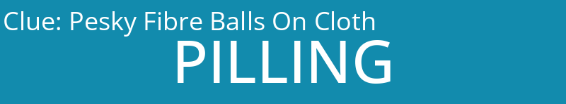 Pesky Fibre Balls On Cloth