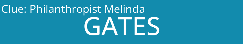 Philanthropist Melinda