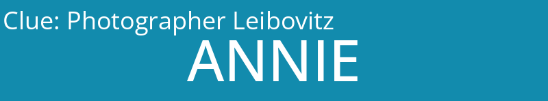 Photographer Leibovitz