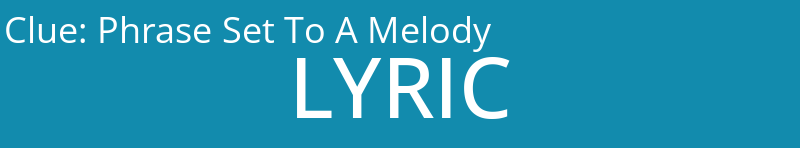 Phrase Set To A Melody