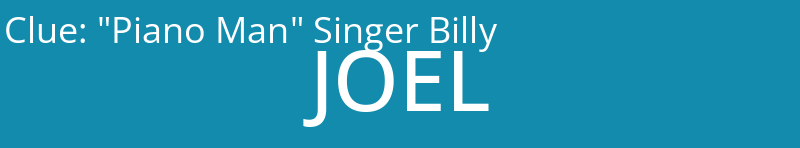 "Piano Man" Singer Billy