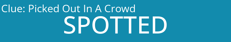 Picked Out In A Crowd