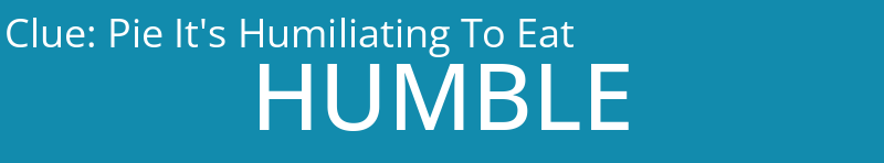 Pie It's Humiliating To Eat