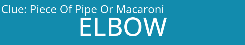 Piece Of Pipe Or Macaroni