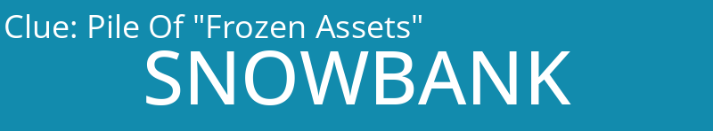 Pile Of "Frozen Assets"