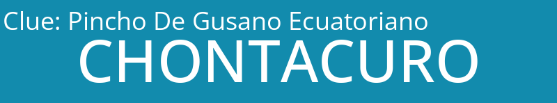 Pincho De Gusano Ecuatoriano