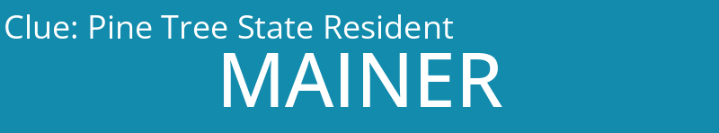 Pine Tree State Resident