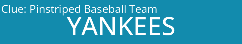 Pinstriped Baseball Team