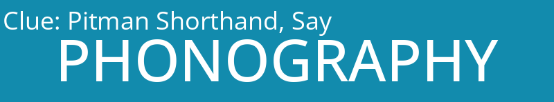 Pitman Shorthand, Say