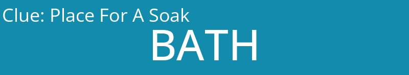 Place For A Soak