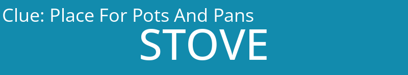 Place For Pots And Pans