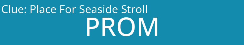 Place For Seaside Stroll