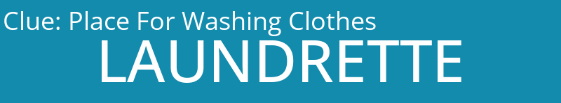 Place For Washing Clothes