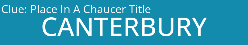 Place In A Chaucer Title