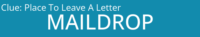 Place To Leave A Letter