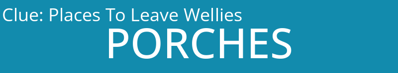 Places To Leave Wellies