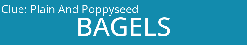 Plain And Poppyseed