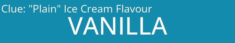 "Plain" Ice Cream Flavour