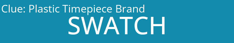 Plastic Timepiece Brand