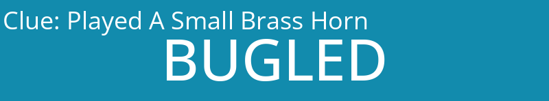 Played A Small Brass Horn