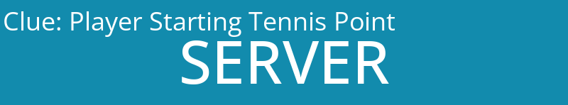 Player Starting Tennis Point