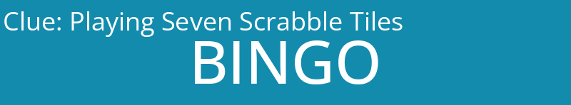 Playing Seven Scrabble Tiles