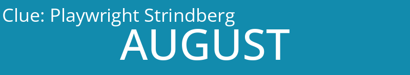 Playwright Strindberg