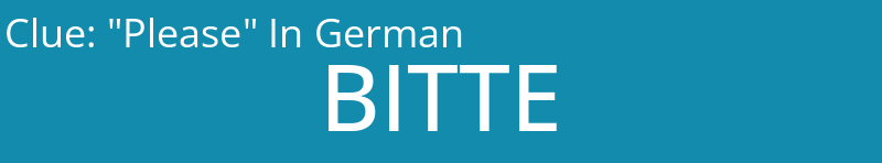 "Please" In German