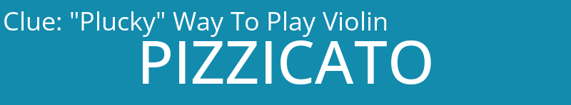 "Plucky" Way To Play Violin