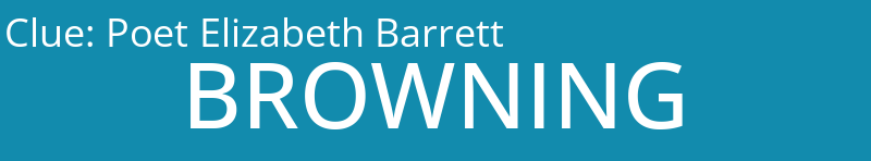 Poet Elizabeth Barrett