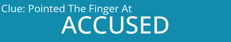 Pointed The Finger At