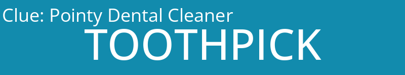 Pointy Dental Cleaner