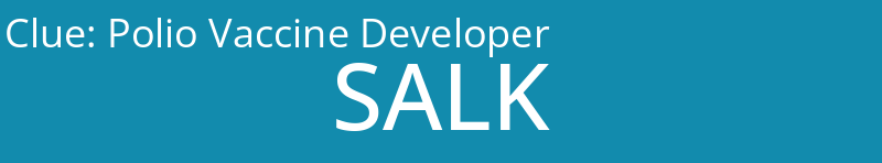 Polio Vaccine Developer