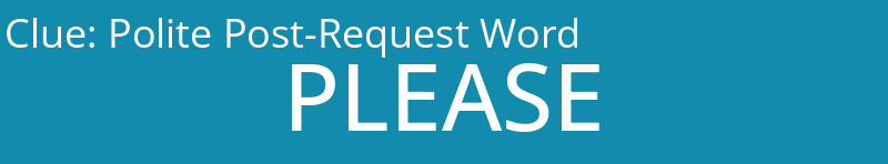 Polite Post-Request Word
