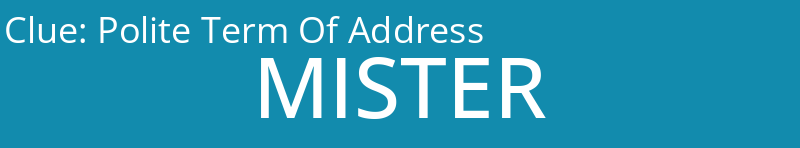 Polite Term Of Address