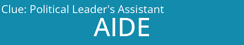 Political Leader's Assistant